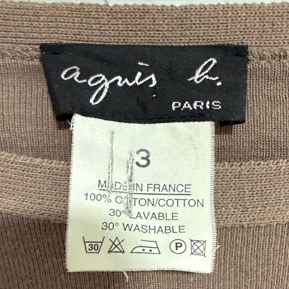 Agnes B. Brown Crew Neck Sweater - Picture 3 of 13